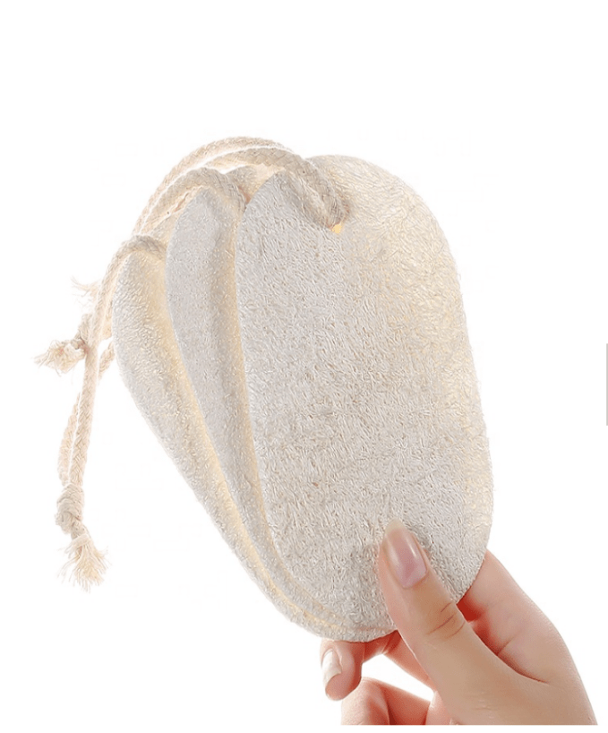 1 Natural Loofah Bath Sponge - 6" Pure Body Exfoliation - ITEM CODE: 660457595513 - The Revival Rack