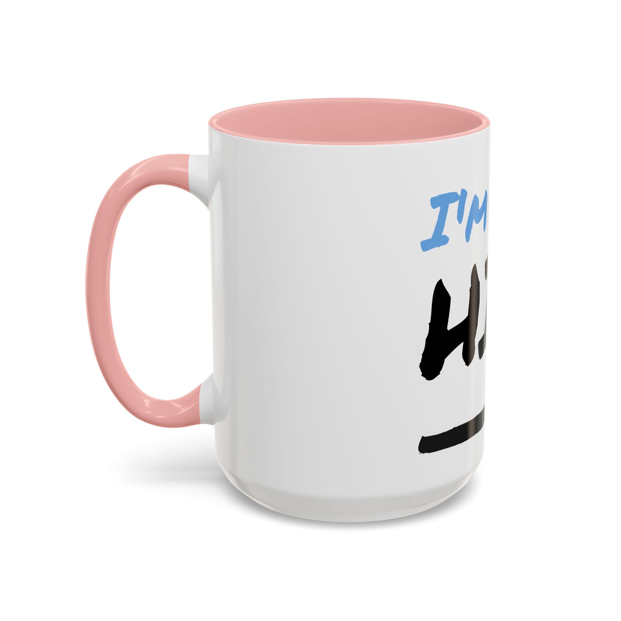 Accent Coffee Mug with Quirky 'I'm With Him' Design - Fun Gift for Him, Holiday Celebrations, Coffee Lover Gift, Cute Kitchen Decor - The Revival Rack