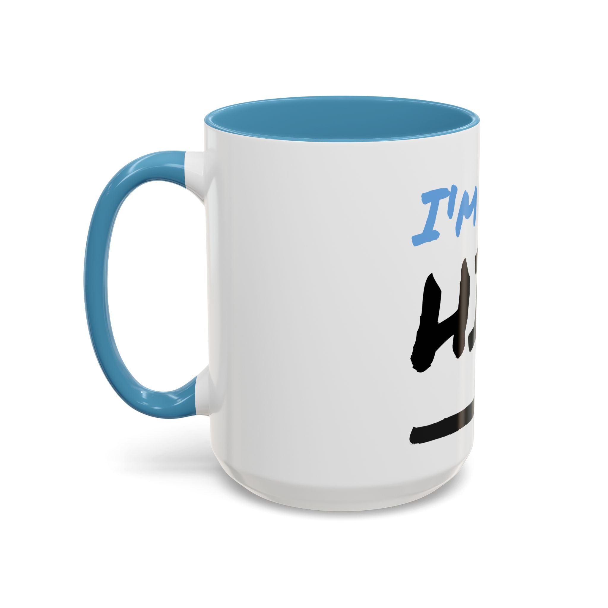 Accent Coffee Mug with Quirky 'I'm With Him' Design - Fun Gift for Him, Holiday Celebrations, Coffee Lover Gift, Cute Kitchen Decor - The Revival Rack