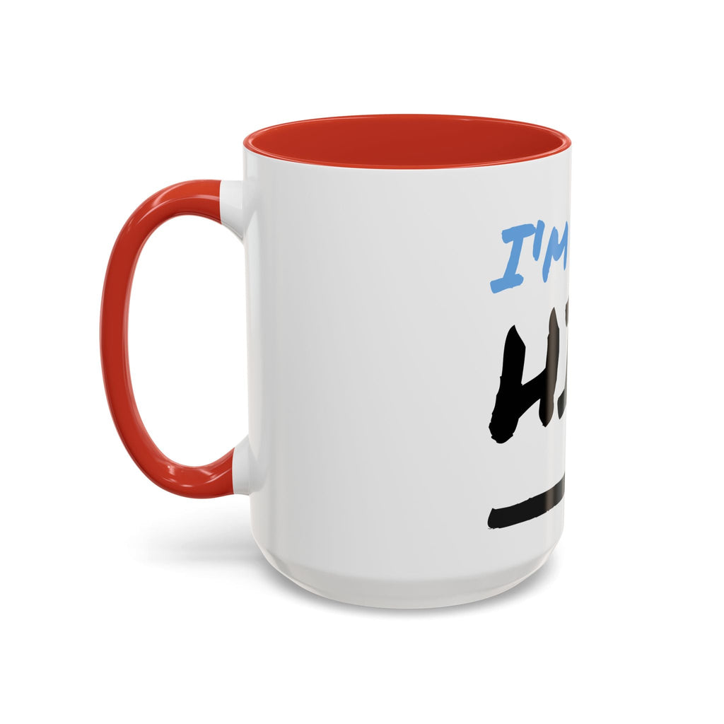 Accent Coffee Mug with Quirky 'I'm With Him' Design - Fun Gift for Him, Holiday Celebrations, Coffee Lover Gift, Cute Kitchen Decor - The Revival Rack