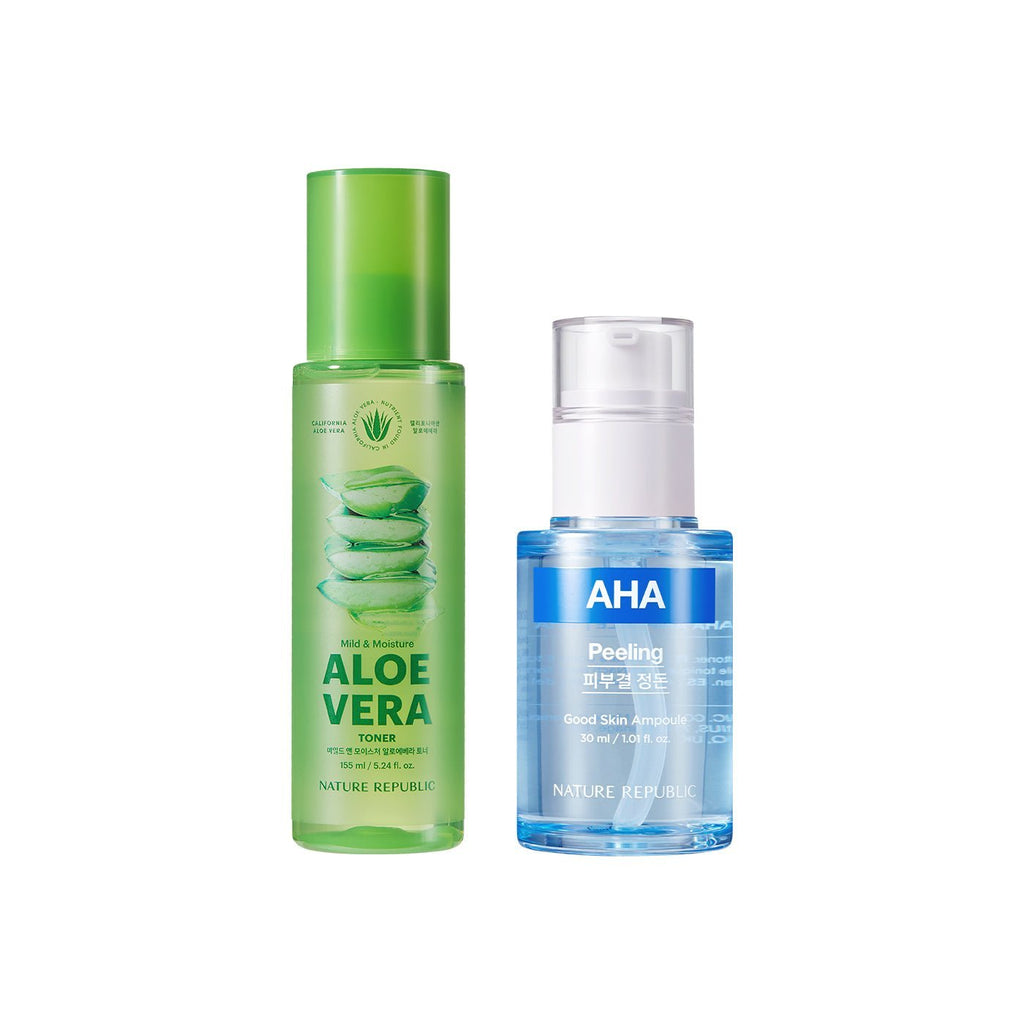 Aloe Vera + Aha Perfect Pore Care Duo - The Revival Rack