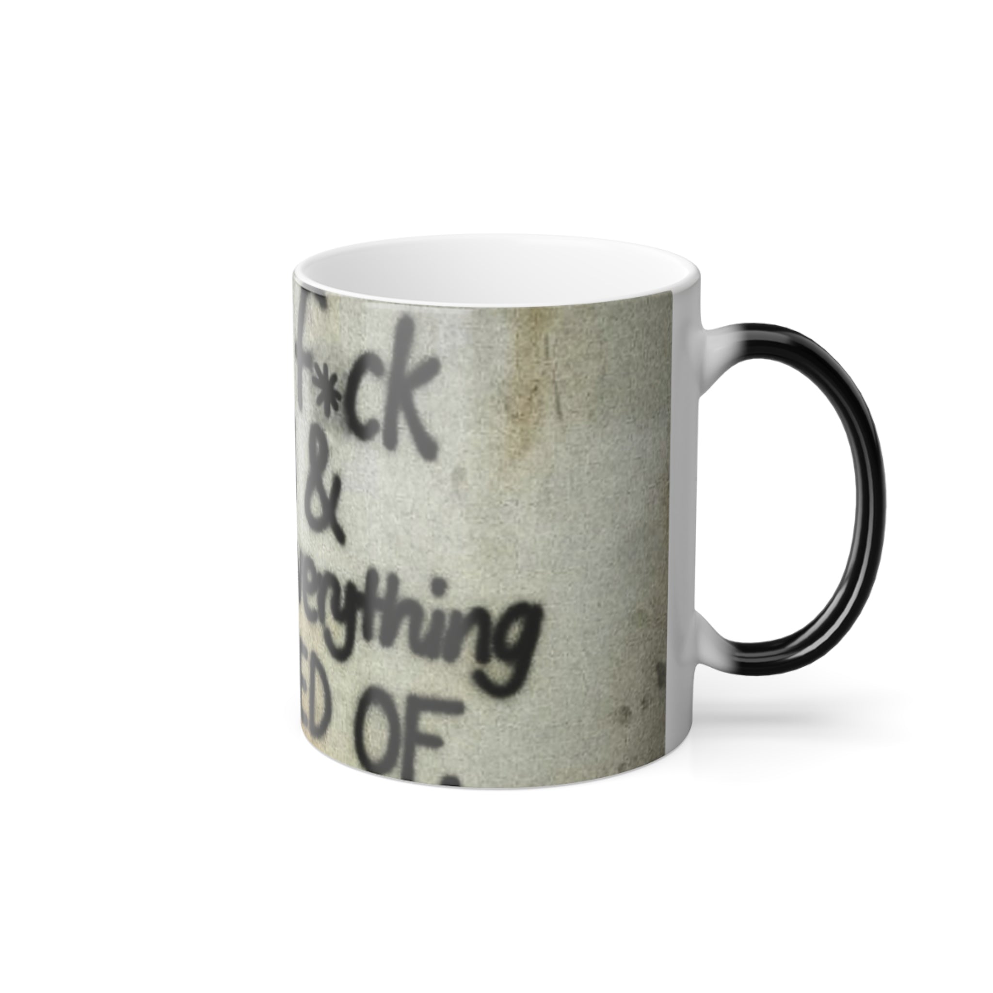 Color Morphing Mug - Unique Color Changing Coffee Cup, Fun Gift for Coffee Lovers, Creative Office Decor, Funny Quote Mug, Perfect for [...] - The Revival Rack