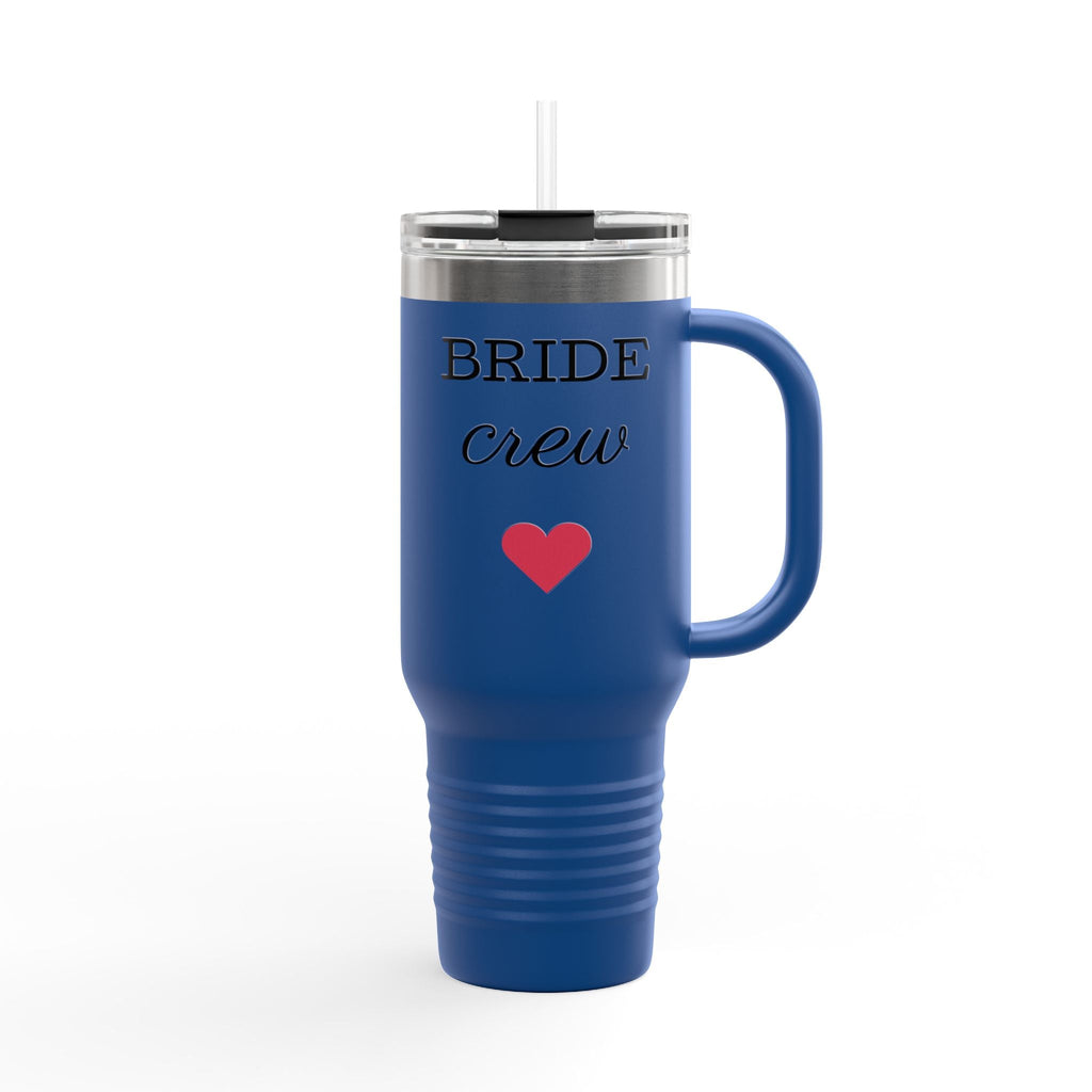 Custom Bride Crew Insulated Travel Mug | Perfect for Weddings, Bachelorette Parties, Bridal Showers, Unique Gifts, Personalized Drinkware - The Revival Rack