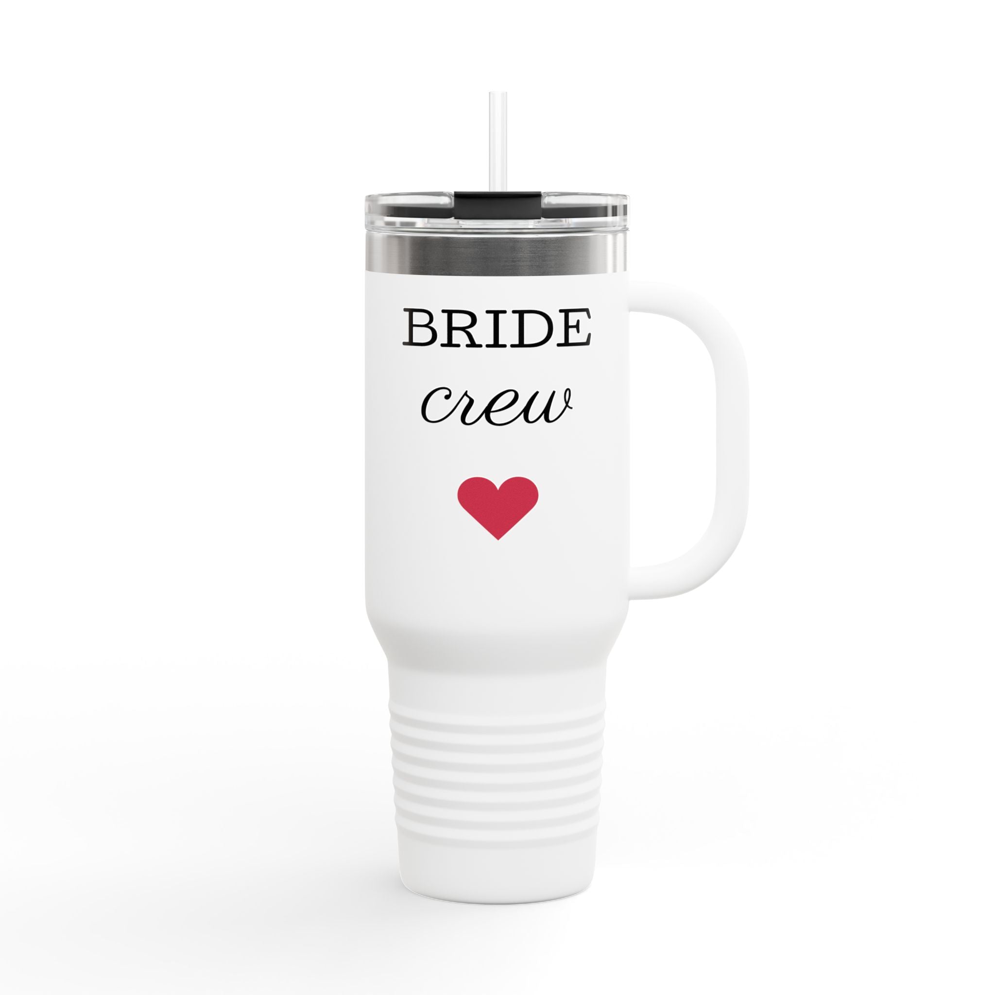 Custom Bride Crew Insulated Travel Mug | Perfect for Weddings, Bachelorette Parties, Bridal Showers, Unique Gifts, Personalized Drinkware - The Revival Rack