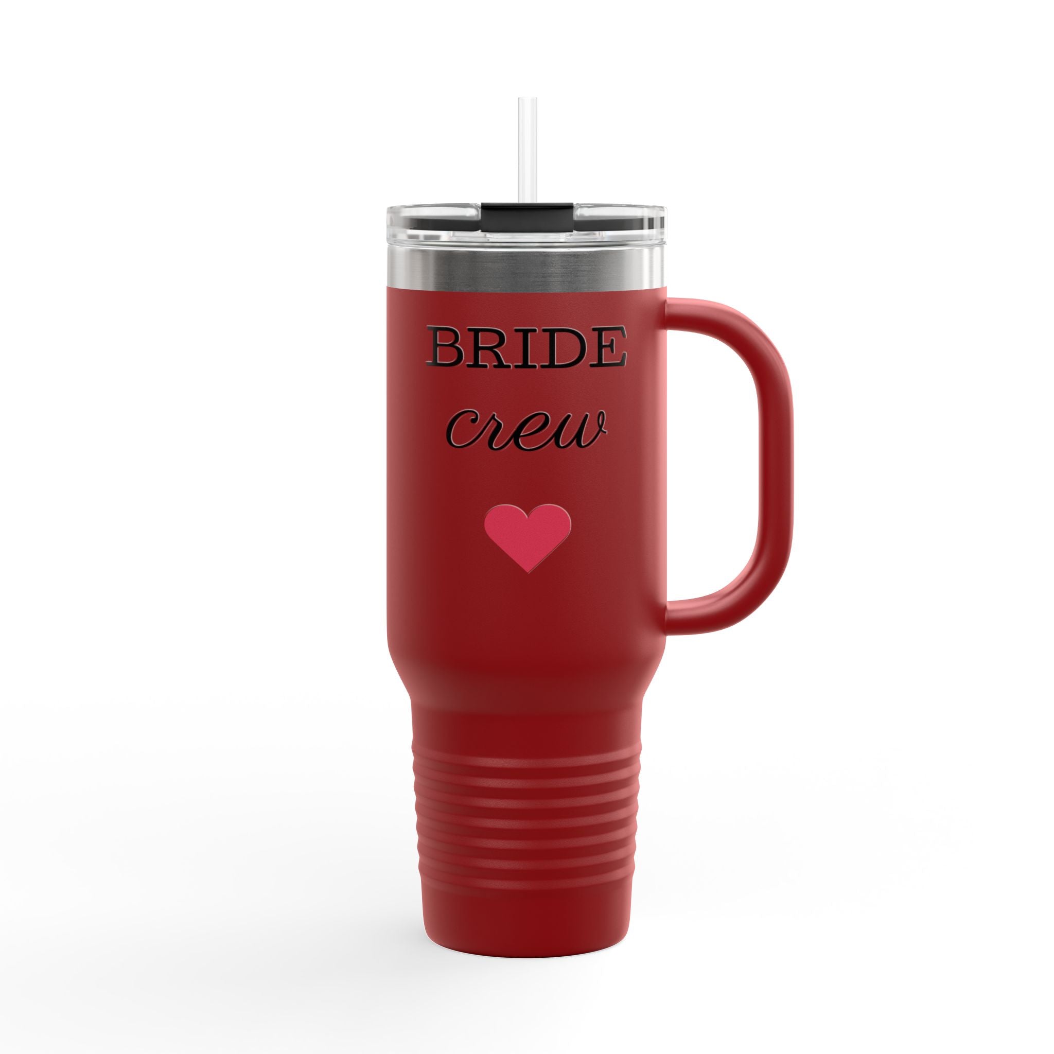 Custom Bride Crew Insulated Travel Mug | Perfect for Weddings, Bachelorette Parties, Bridal Showers, Unique Gifts, Personalized Drinkware - The Revival Rack