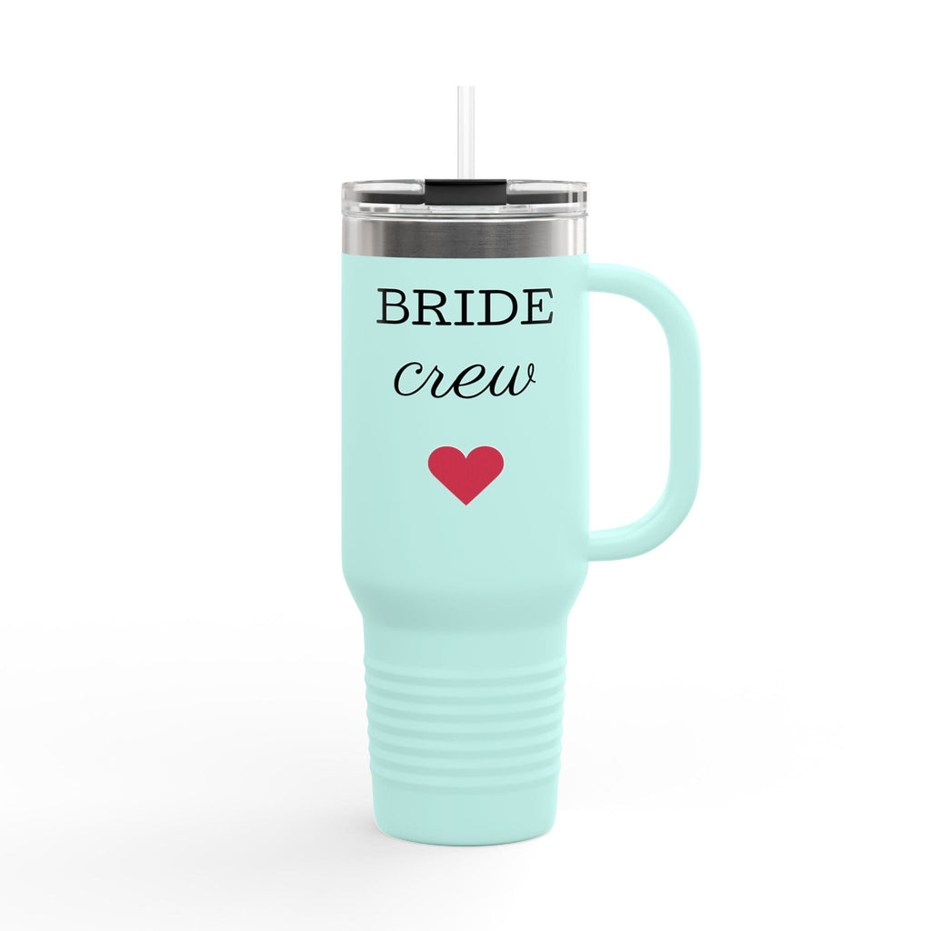Custom Bride Crew Insulated Travel Mug | Perfect for Weddings, Bachelorette Parties, Bridal Showers, Unique Gifts, Personalized Drinkware - The Revival Rack