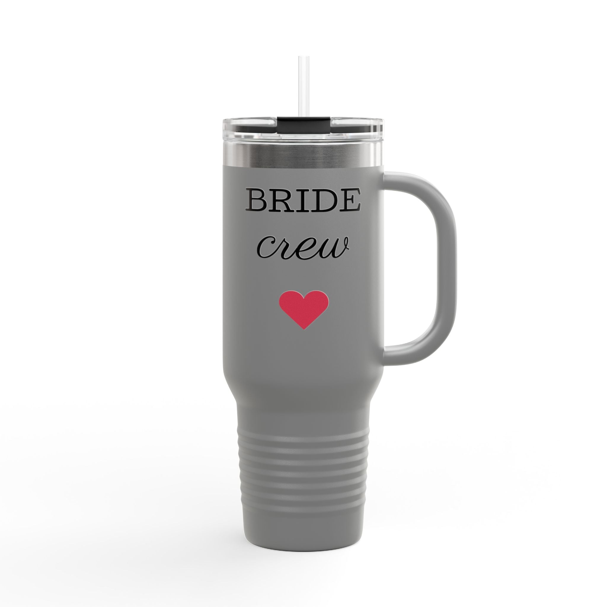 Custom Bride Crew Insulated Travel Mug | Perfect for Weddings, Bachelorette Parties, Bridal Showers, Unique Gifts, Personalized Drinkware - The Revival Rack