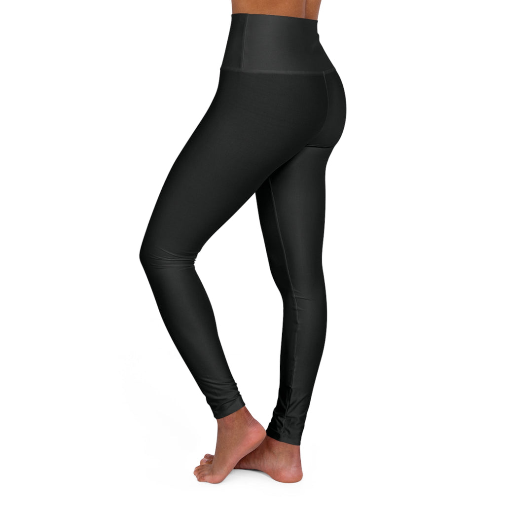 High Waisted Yoga Leggings (AOP) - The Revival Rack