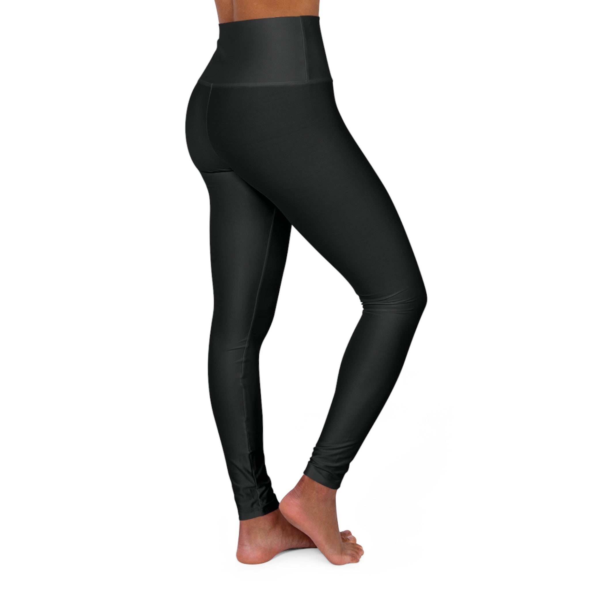 High Waisted Yoga Leggings (AOP) - The Revival Rack