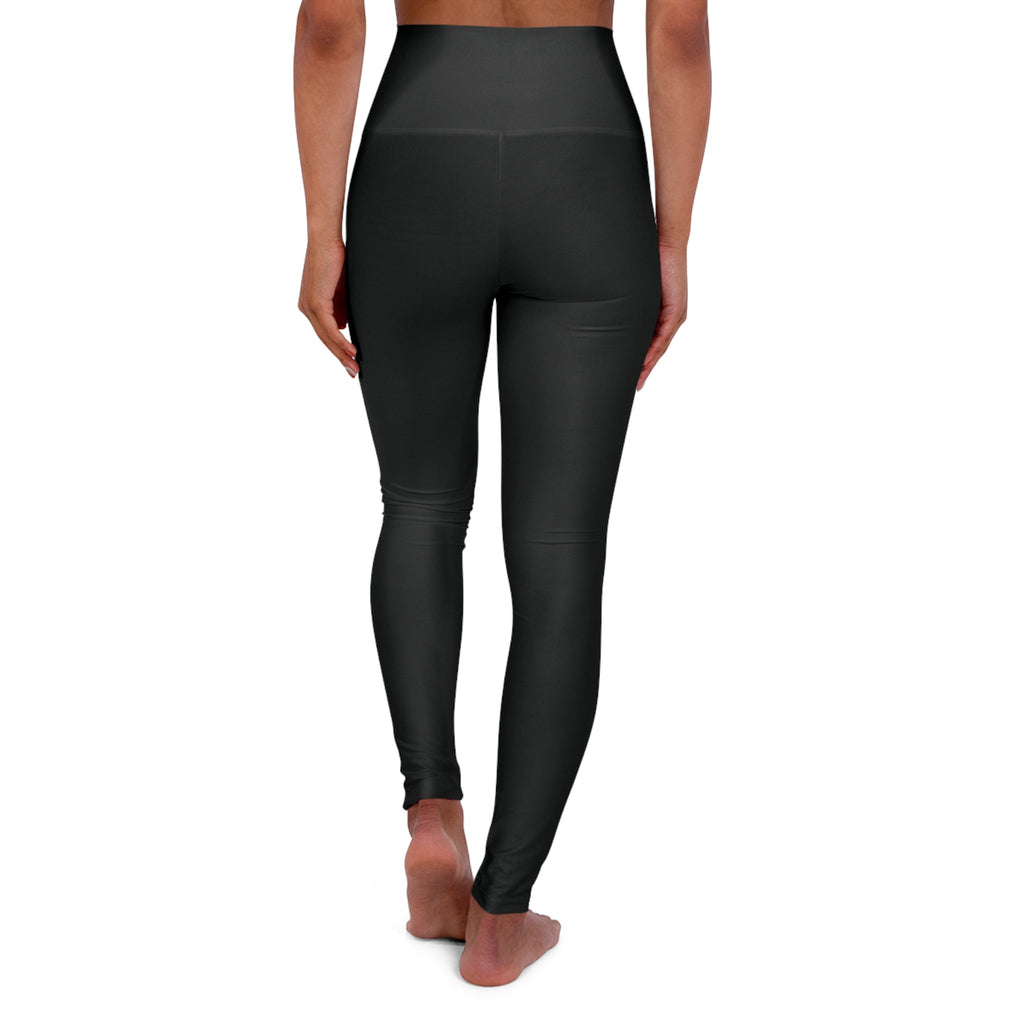 High Waisted Yoga Leggings (AOP) - The Revival Rack