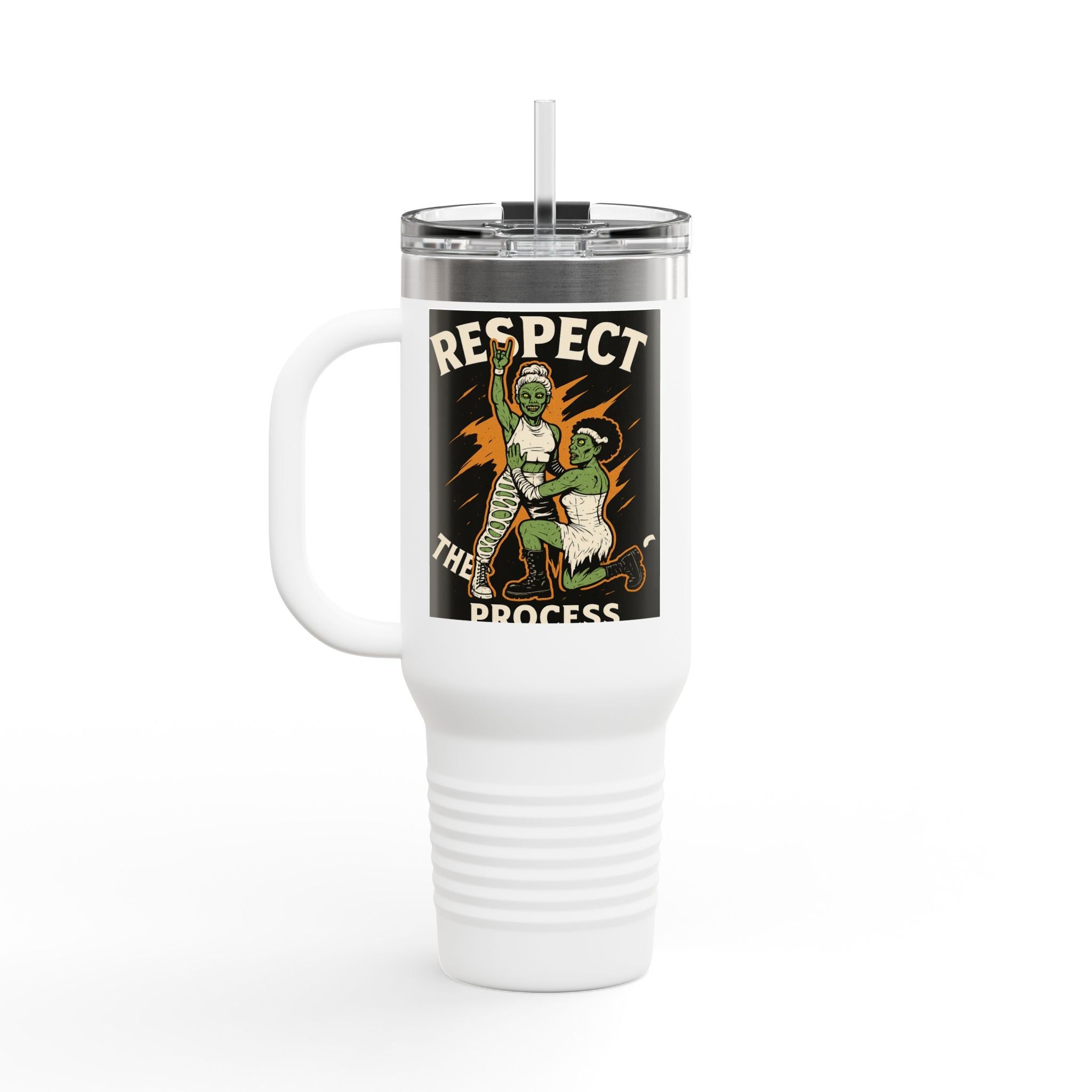 Motivational Insulated Travel Mug - Perfect for Coffee Lovers, Gym Enthusiasts, Hot Drinks, Gifts for Him/Her, Summer Hydration - The Revival Rack