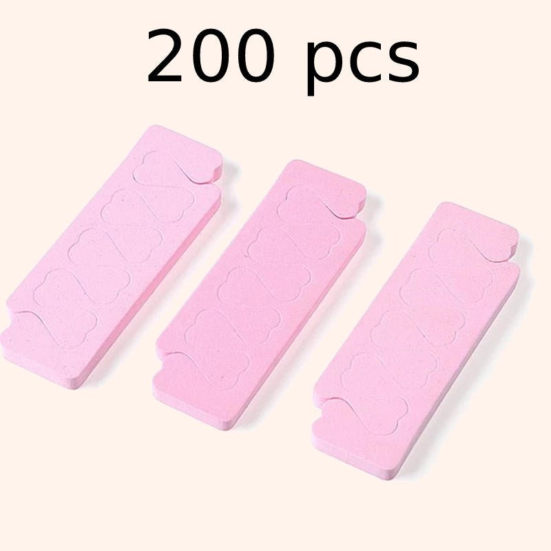 PEDICURE TOE SEPARATORS (50/ 100/ 200 pcs) - The Revival Rack