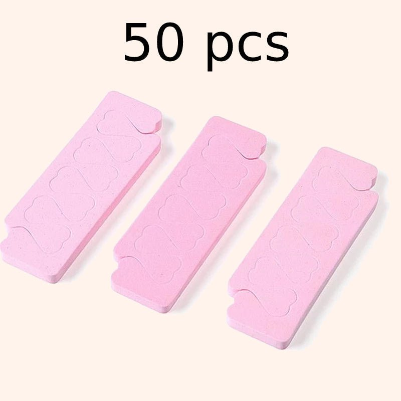 PEDICURE TOE SEPARATORS (50/ 100/ 200 pcs) - The Revival Rack