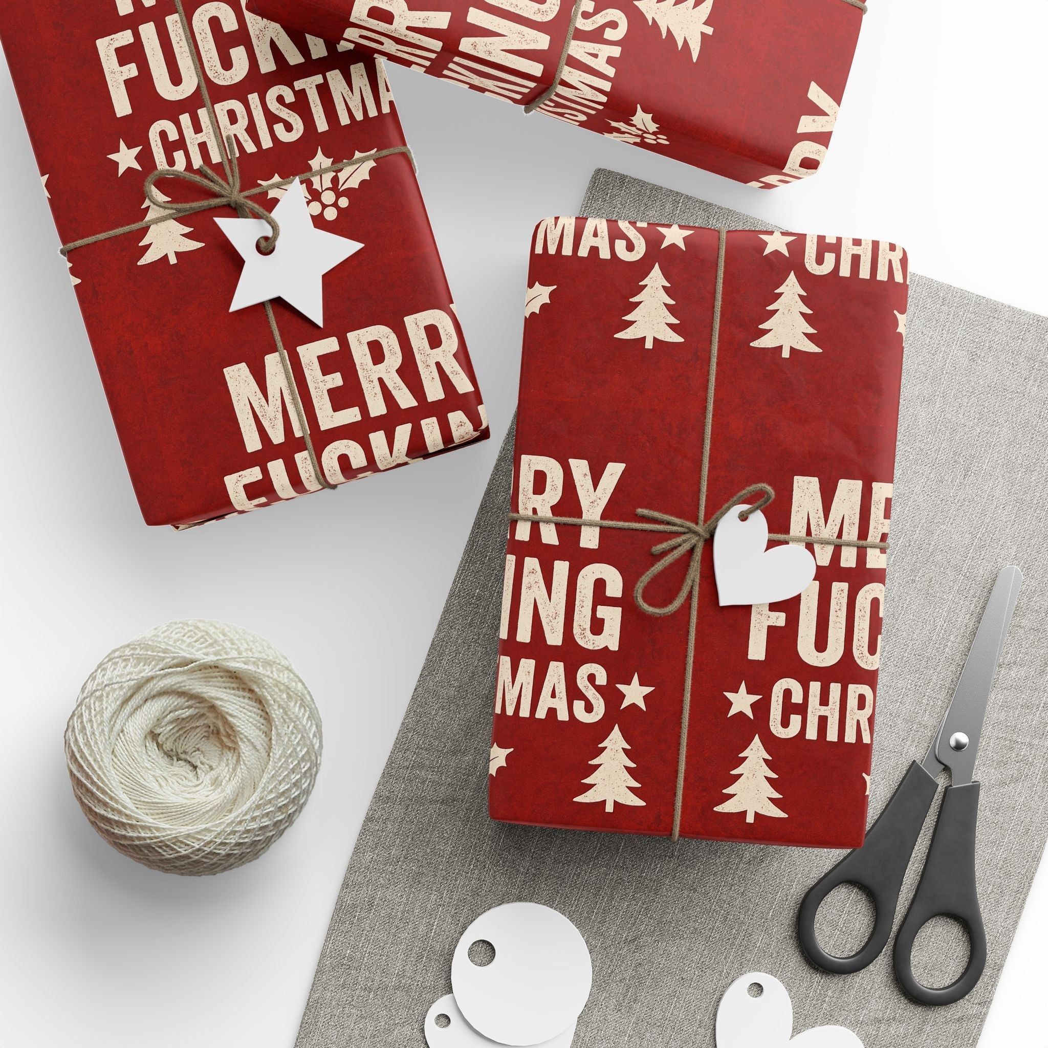 Wrapping Papers - Dirty Holiday Fun Design - The Revival Rack
